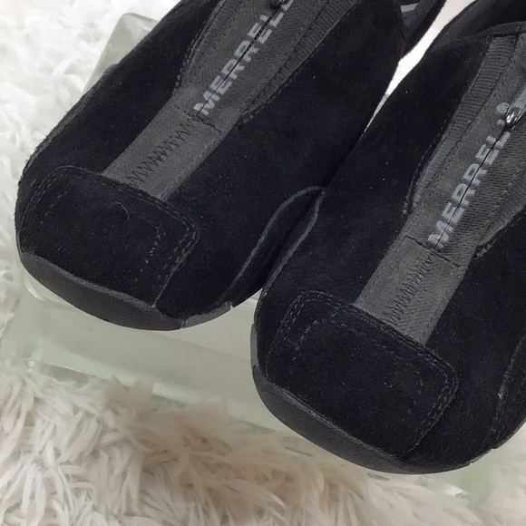Merrell black suede Barrado slip on sneakers 7 - Picture 3 of 9